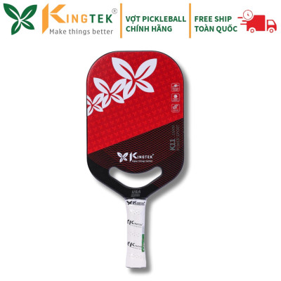 Vợt Pickleball Kingtek K11 Power Sport 16mm Màu Đỏ (K1116-Red) - Cao Cấp