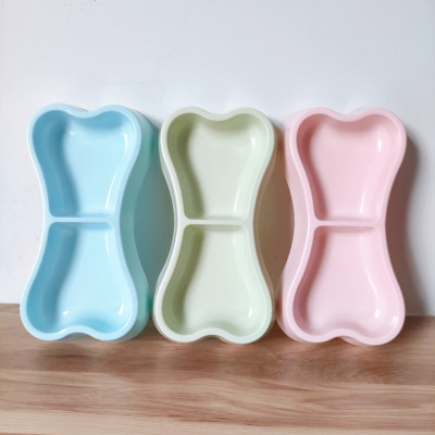 Bát Đôi Cho Chó Mèo Hình Khúc Xương