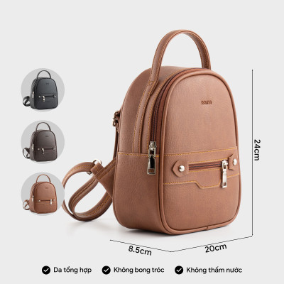 Balo Trita ( Thời trang nữ phong cách năng động cỡ trung - Balo da RBA25 )
