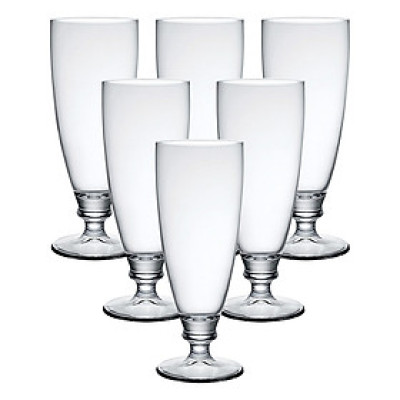 Bộ 6 Ly Bia Thủy Tinh Harmonia 0.4 Bormioli Rocco 128980M02021990 (580ml / Ly)