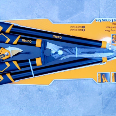 BỘ 3 KÉO CẮT CÂY KIỂNG INGCO HLT76033 - HÀNG CHÍNH HÃNG