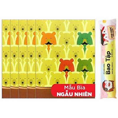 Combo 10 Tập Học Sinh Family 4 Ô Ly 200 Trang ĐL 80g/m2 - FAHASA + 1 Bao Tập