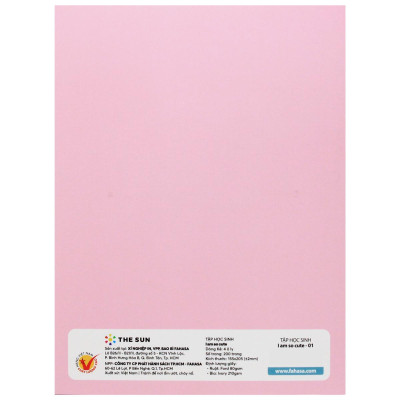 Tập Học Sinh I Am So Cute - 4 Ôly - 200 Trang 80gsm - The Sun (Mẫu Màu Giao Ngẫu Nhiên)