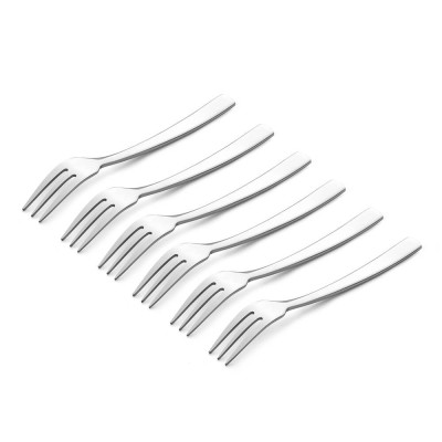 Bộ 6 dĩa tráng miệng Elmich EL0002D128, Hàng chính hãng, thép không gỉ 304 cao cấp - JoyMall