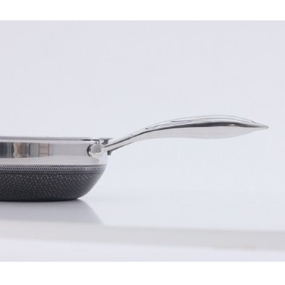 [Hàng chính hãng] Chảo xào/ đa năng sâu lòng inox iMat Hybrid Blackcube 20cm, Phủ chống dính Ceramic đen