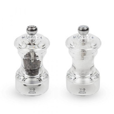 Bộ 2 Cối Xay Tiêu, Muối Peugeot Bistro 2/41687 10cm Màu Trong Suốt