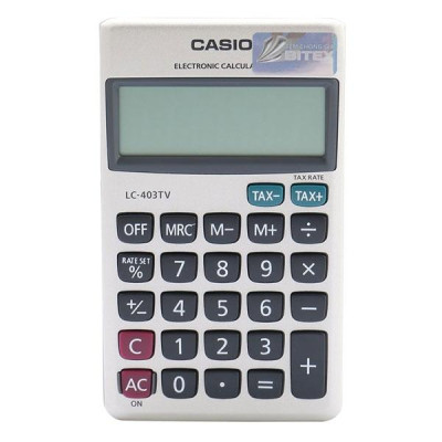 Máy Tính Văn Phòng Casio LC403TV - W-DP - Kèm Quà Chất 04