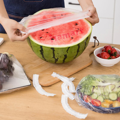 Túi 100 Màng Bọc Thực Phẩm Bo Chun Co Giãn PE Hamart Đựng Bảo Quản Thức Ăn Đa Năng Tiện Lợi