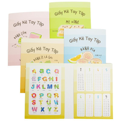 Giấy Kê Tay Tập Bánh Việt - The Sun - Bánh Bò Thốt Nốt - Màu Vàng