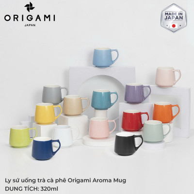 Ly sứ uống trà cà phê Origami Aroma Mug 320ml