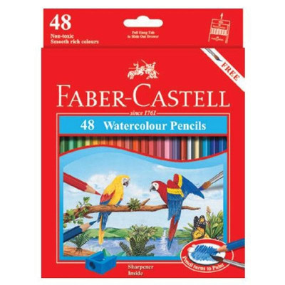 Chì Màu Nước Parrot - 48 Màu Dài Faber-Castell-114468