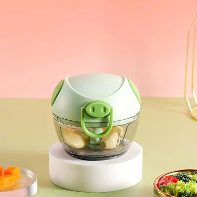 Máy Xay Tỏi Ớt Cầm Tay Mini Hình Mặt Lợn Kute – Xay Gia Vị Tiện Lợi Với 2 và 3 Lưỡi Dao - HÀNG CHÍNH HÃNG MINIIN