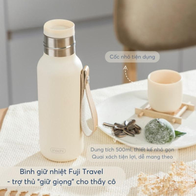 Bình Giữ Nhiệt Fuji Travel 500 ml - Inochi HNK.BNFT.3139 (Mẫu Màu Giao Ngẫu Nhiên)
