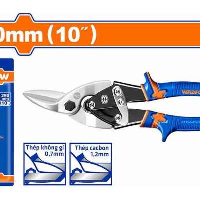 KÉO CẮT TÔN TRÁI 10" WAS1910 WADFOW - HÀNG CHÍNH HÃNG