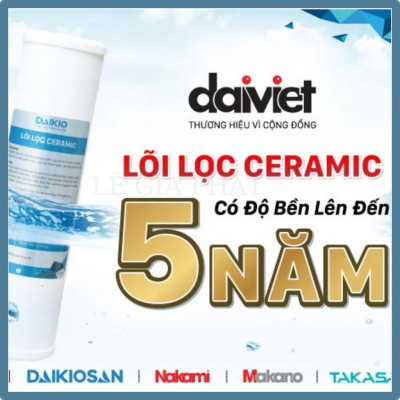 Lõi Lọc Nước Số 3, Lõi Sứ CERAMIC - Hàng chính hãng