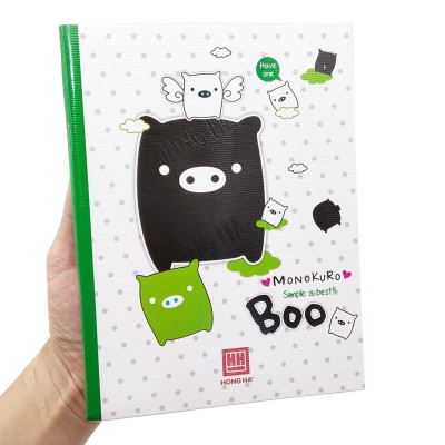 Tập Class MonoKuro Boo - 4 Ly Ngang 200 Trang - Hồng Hà 0390 (Mẫu Màu Giao Ngẫu Nhiên)