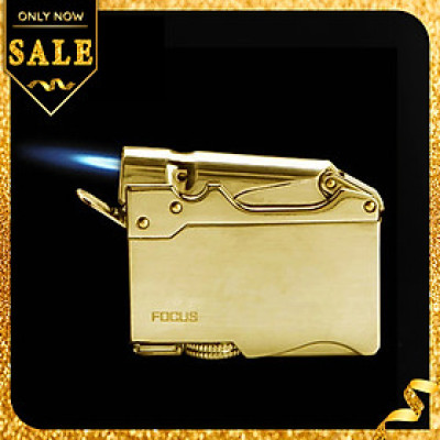 Vỏ Hột Quẹt Bật Lửa Focus 082 Khò 1 Tia Thiết Kế Nhỏ Gọn Tiện Lợi Kiểu Dáng Độc Lạ - Dùng Gas Cao Cấp
