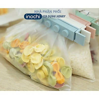[Combo 10] Kẹp miệng túi thực phẩm YOKO bảo quản thực phẩm, bảo quản đồ ăn, tránh ẩm mốc, chất liệu nhựa PP chống giòn gãy - Hàng Inochi an toàn tiêu chuẩn Nhật