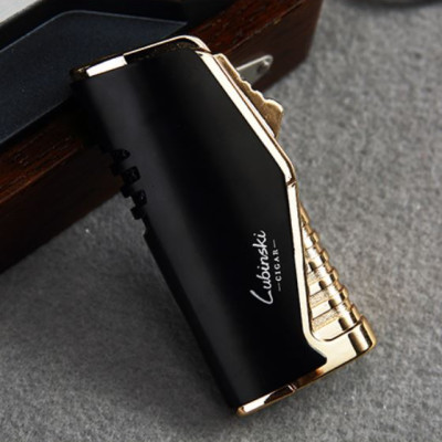 Vỏ Hột Quẹt Bật Lửa Khò 1 Tia Để Bàn Lubinski YJA10011 Thiết Kế Đẹp Độc Lạ Lửa Khò Mạnh Mẽ - Dùng Gas Cao Cấp