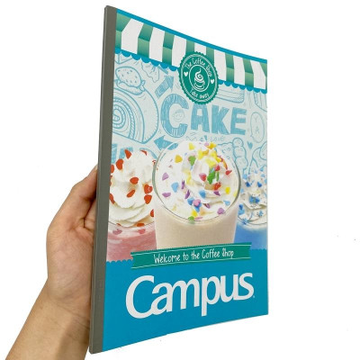 Bộ 2 Vở Kẻ Ngang Có Chấm Coffee Shop 120 Trang