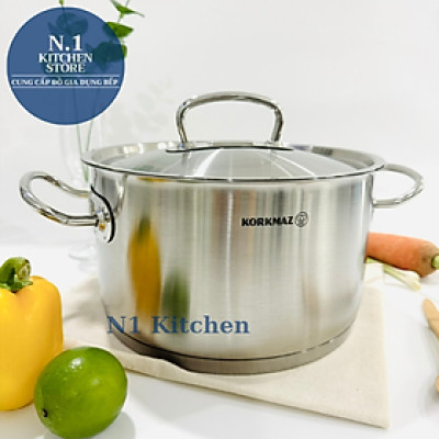 Nồi inox cao cấp Korkmaz Proline 6.2 lít - A1162 - Hàng Chính Hãng