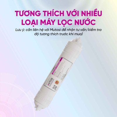 Lõi lọc nước - Hàng chính hãng Mutosi Số 8/9 - Lõi đúc - Alkaline Hydrogen