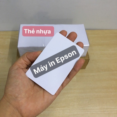 Phôi thẻ nhựa in trên máy in mực nước - Hộp 250 cái