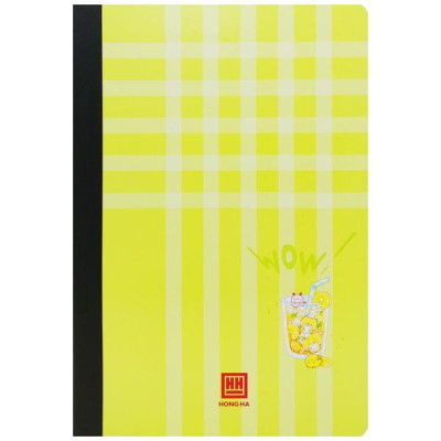 Sổ Bìa Bồi Wow A4 - Kẻ Caro - 200 Trang 58gsm - Hồng Hà 4652