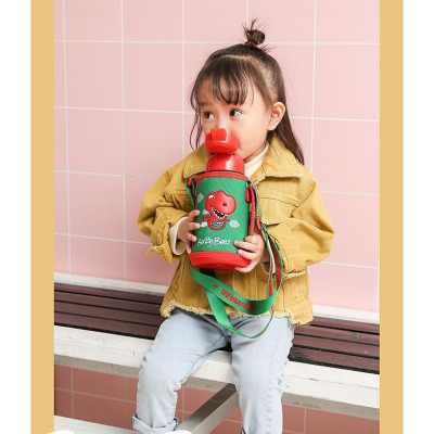 Bình giữ nhiệt Trẻ em Beddybear - Dung tích 600 ml - 2 Nắp thay thế - hình khủng long - Phù hợp bé từ 2 tuổi trở lên - Bảo hành chính hãng Beddy Bear 2 năm