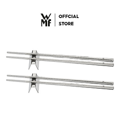 Bộ 2 Đôi Đũa Kèm 2 Gác Đũa WMF Nuova, Chất Liệu Thép không Gỉ Cromargan, Sang Trọng 1292106042