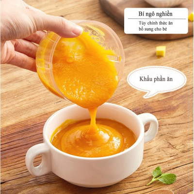 Máy Xay Tỏi , Máy Xay Thức Ăn Đa Năng Tiện Dụng - Pin Sạc Tích Điện - Dung Tích 250ml - Energy Green Lighting