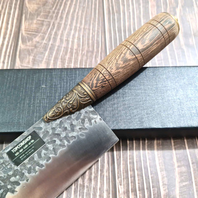 DAO BẾP - DAO THÁI HOA VĂN CAO CẤP MÃ A8 DT151 NT topcomshop vn