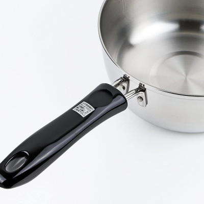 Nồi Quánh Inox/ Nồi Cán Dài 1.8L Tương Thích Với Mọi Loại Bếp