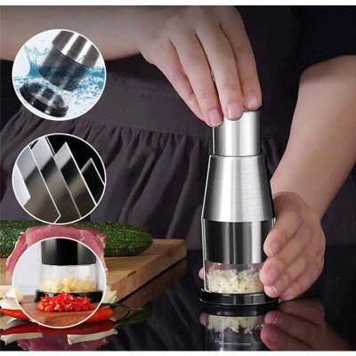 Dụng Cụ Nghiền Tỏi Ớt Inox 304 Không Gỉ, Dễ Dùng, Tiết Kiệm Thời Gian - HÀNG CHÍNH HÃNG MINIIN