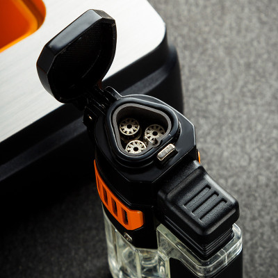 Vỏ Hộp Quet Khò 3 tia kèm đục COB-35 có kèm đục, thân trong nhìn được dung lượng ga bên trong