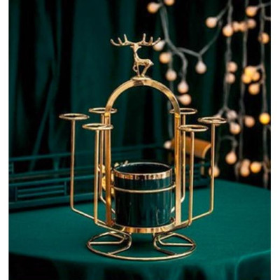 Sét bình đựng nước uống thuỷ tinh chịu nhiệt cao cấp có kèm khay và giá úp cốc siêu sịn, đảm bảo an toàn cho sức khoẻ