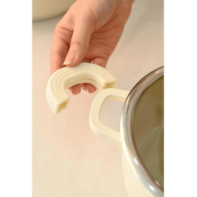 Nồi Phủ Gốm Thành Cao Đáy Từ 28cm Haatz - Made In Korea, Nồi Chống Dính Dùng Mọi Loại Bếp - Bảo Hành 2 Năm