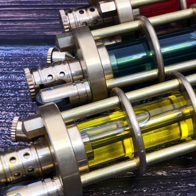 Vỏ Hột Quẹt Bật Lửa Xăng Đá TC17 Thủ Công Làm Bằng Đồng Nguyên Chất Trong Suốt Thiết Kế Tinh Tế, Sang Trọng