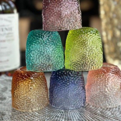 Set 6 cốc uống rượu mạnh IVV Tricot 75ml Made in Italia Hàng chính hãng