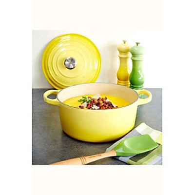 Nồi gang Le Creuset Brater rund Evo 24cm Gelb Hàng Chính Hãng