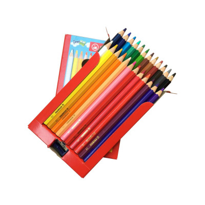 Bộ bút chì màu STABILO Swans Jumbo 24 cây - Hộp 24 màu (CLJ1879-24)