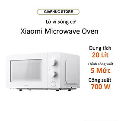 Lò vi sóng Xiaomi Microwave Oven 20L - GiaPhucStore | Hàng Chính Hãng
