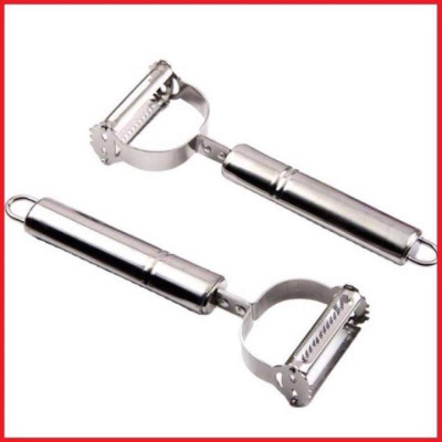 Nạo Gọt Củ Quả 2 Đầu Inox Nạo Sợi Gọt Vỏ Tất Cả Các Loại Củ Quả