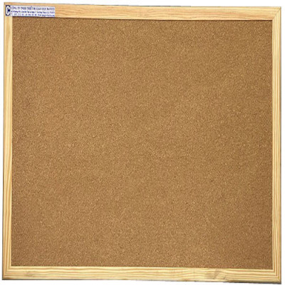 Bảng 2 mặt ghim vải bần và bút lông cao cấp KT 0,6x0,8m