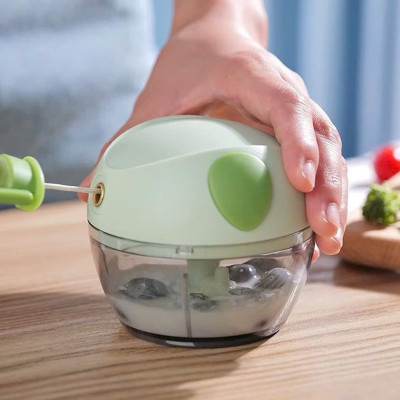 Máy Xay Tỏi Ớt Cầm Tay Mini Hình Mặt Lợn Kute – Xay Gia Vị Tiện Lợi Với 2 và 3 Lưỡi Dao - HÀNG CHÍNH HÃNG MINIIN