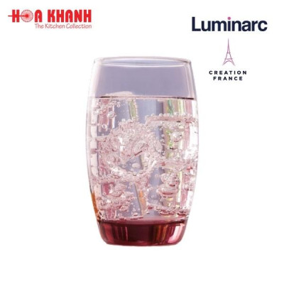 Ly Uống Nước Thủy Tinh Luminarc Salto Pink 350ML - J5385 - Bộ 6ly