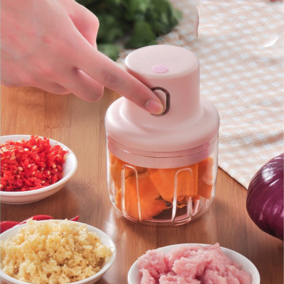 Máy Xay Tỏi , Máy Xay Thức Ăn Đa Năng Tiện Dụng - Pin Sạc Tích Điện - Dung Tích 250ml - Energy Green Lighting