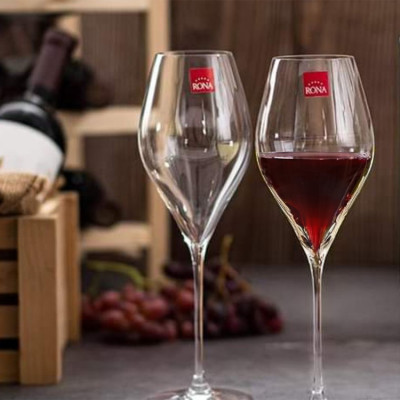 Bộ 2 ly pha lê uống vang Rona 700 ml Slovakia Czech Republic