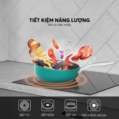 Chảo chống dính Full induction Elmich Hera EL8241 size 24cm