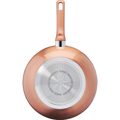 Bộ nồi chảo 6 món Tefal Cook&Shine (Chảo 24/Chảo xào 28/Quánh 18/Sạn/Vá) G803S695 - Hàng chính hãng